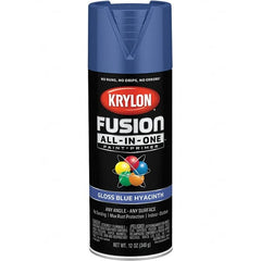 Krylon - Spray Paints Type: Acrylic Enamel Spray Paint Color: Blue Hyacinth - Americas Industrial Supply