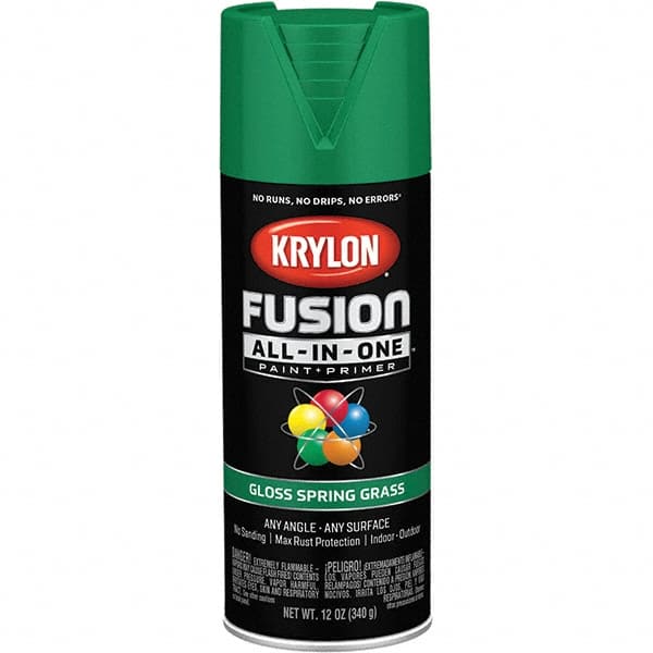 Krylon - Spray Paints Type: Acrylic Enamel Spray Paint Color: Spring Grass - Americas Industrial Supply