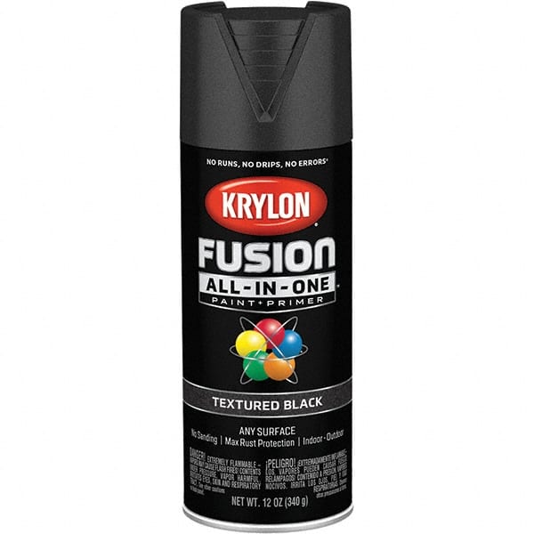 Krylon - Spray Paints Type: Acrylic Enamel Spray Paint Color: Black - Americas Industrial Supply