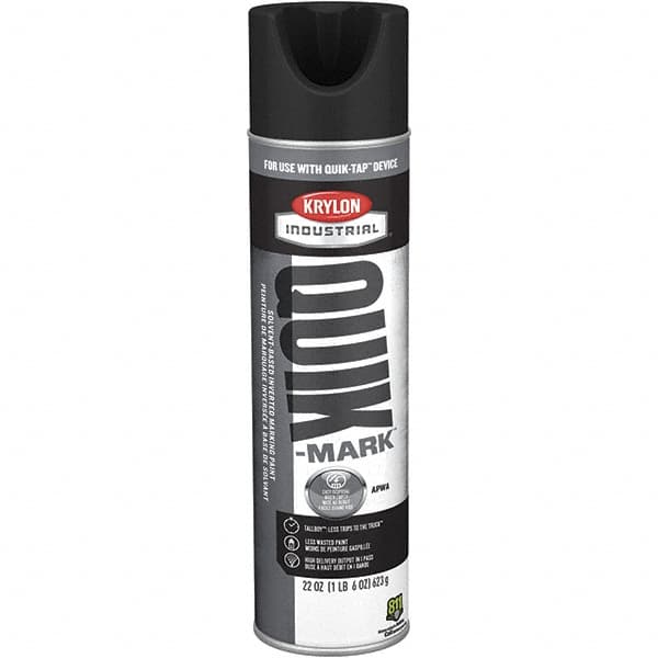 Krylon - Striping & Marking Paints & Chalks Type: Marking Paint Color Family: Black - Americas Industrial Supply