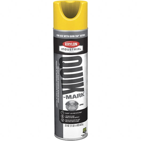 Krylon - Striping & Marking Paints & Chalks Type: Marking Paint Color Family: Yellow - Americas Industrial Supply