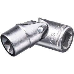 Specialty Sockets; Type: Non-Impact; Drive Size: 0.375 in; Socket Size: E10; Insulated: No; Non-sparking: No; Tether Style: Not Tether Capable; Features: Uniflex; Thin wall; Finish/Coating: Chrome-Plated; Finish: Chrome-Plated; Drive Size: 0.375 in; Socke