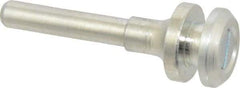 Value Collection - 3/8" Hole, Wheel Mandrel - 2-1/8" OAL, 3/8" Max Wheel Width, 1/4" Shank Diam - Americas Industrial Supply