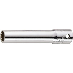 Specialty Sockets; Type: Spline Socket; Drive Size: 0.25 in; Socket Size: SP10; Insulated: No; Non-sparking: No; Tether Style: Not Tether Capable; Features: Thin wall; Finish/Coating: Chrome-Plated; Finish: Chrome-Plated; Drive Size: 0.25 in; Socket Type: