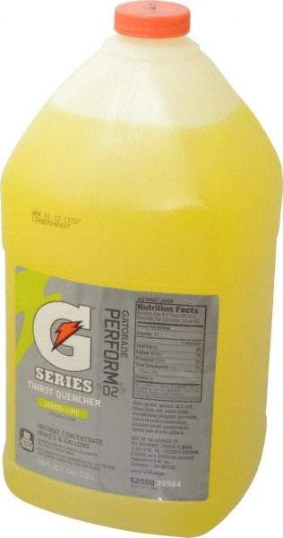 Gatorade - 1 Gal Bottle Lemon-Lime Activity Drink - Liquid Concentrate, Yields 6 Gal - Americas Industrial Supply