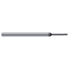 Variable Helix End Mills for Exotic Alloys - 0.0620″ (1/16″) Cutter Diameter × 0.0930″ (3/32″) Length of Cut × 0.3120″ (5/16″) Reach Carbide Square End Mill for Exotic Alloys, 3 Flutes, AlTiN Nano Coated