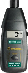 Extech - Accurate up to 0.05%, Noncontact Tachometer - 6.7 Inch Long x 2.8 Inch Wide x 1-1/2 Inch Meter Thick, 5 to 99,999 RPM Measurement - Americas Industrial Supply