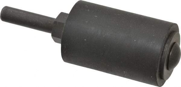 Superior Abrasives - 1-1/2" Wide x 1" Diam, Spiral Band Drum - 1/4" Shank Diam, 10,000 RPM - Americas Industrial Supply