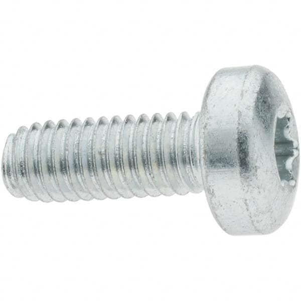 Value Collection - M6x1.0 Coarse 25mm Long 6-Lobe Pin Thread Cutting Screw - Americas Industrial Supply
