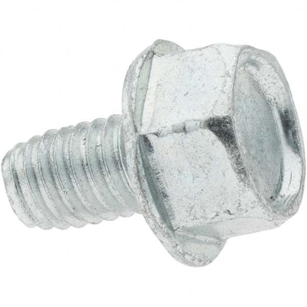 Value Collection - M6x1.0 Coarse 30mm Long Hex Thread Cutting Screw - Americas Industrial Supply