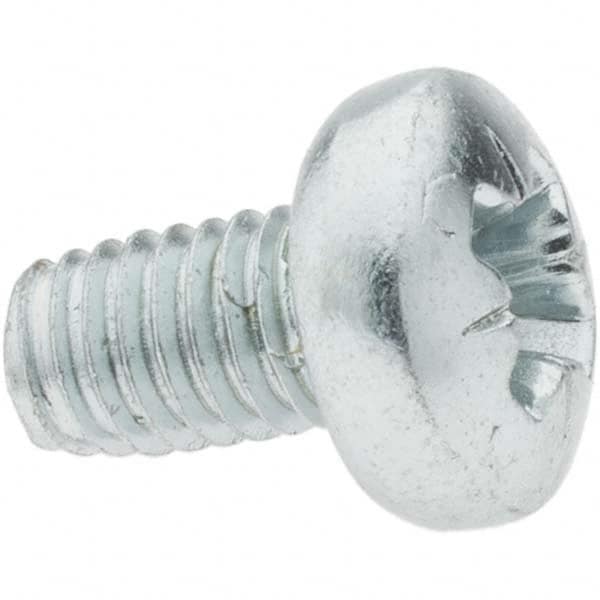Value Collection - M6x1.0 Coarse 25mm Long Pozi Thread Cutting Screw - Americas Industrial Supply