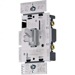 Hubbell Wiring Device-Kellems - 1 Pole, 120 VAC, 5 Amp, Residential Grade Toggle Dimmer Switch - Americas Industrial Supply