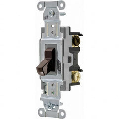 Hubbell Wiring Device-Kellems - Toggle Switches Switch Type: Medium Duty Switch Sequence: Off-On - Americas Industrial Supply