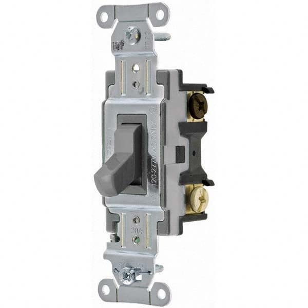 Hubbell Wiring Device-Kellems - Toggle Switches Switch Type: Medium Duty Switch Sequence: Off-On - Americas Industrial Supply