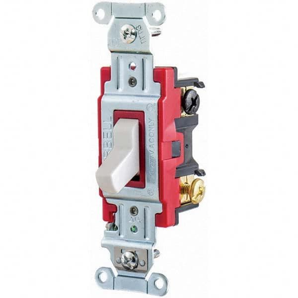 Hubbell Wiring Device-Kellems - Toggle Switches Switch Type: Heavy Duty Switch Sequence: Off-On - Americas Industrial Supply