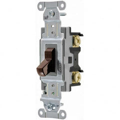 Hubbell Wiring Device-Kellems - Toggle Switches Switch Type: Medium Duty Switch Sequence: Off-On - Americas Industrial Supply