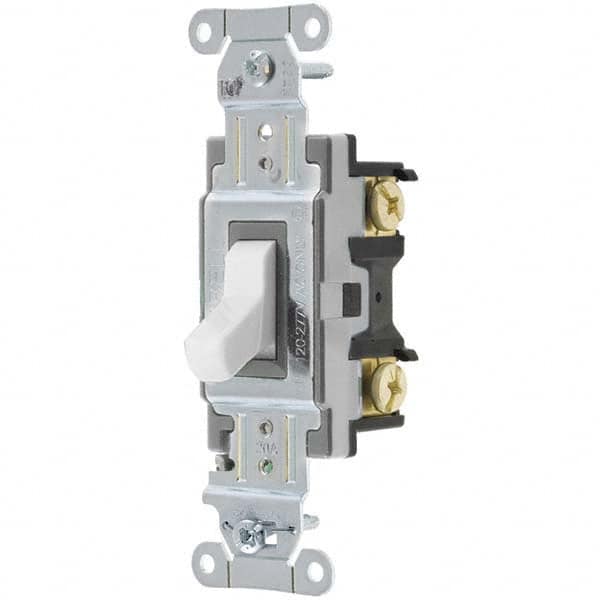 Hubbell Wiring Device-Kellems - Toggle Switches Switch Type: Medium Duty Switch Sequence: Off-On - Americas Industrial Supply