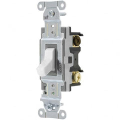 Hubbell Wiring Device-Kellems - Toggle Switches Switch Type: Medium Duty Switch Sequence: Off-On - Americas Industrial Supply