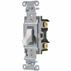 Hubbell Wiring Device-Kellems - Toggle Switches Switch Type: Medium Duty Switch Sequence: Off-On - Americas Industrial Supply