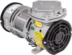 Gast - Diaphragm-Type Vacuum Pumps Horsepower: 1/8 Cubic Feet per Minute: 0.70 - Americas Industrial Supply