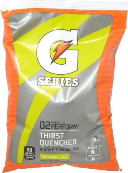 Gatorade - 51 oz Pack Lemon-Lime Activity Drink - Powdered, Yields 6 Gal - Americas Industrial Supply