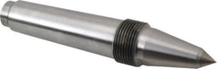 Riten - 5/8" Head Diam, Carbide-Tipped Steel Long Point Solid Dead Center - 4MT Morse Taper, 5/8" Point Diam, 2-9/32" Point Length, 3-3/32" OAL - Americas Industrial Supply