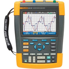 Fluke - 3 Phase, 1,000 VAC, 0.01 to 400 Amp Capability, 500 Hz Calibration, VGA Display Power Meter - ±(3% + 10 Counts) Excluding Current Clamp Current Accuracy, ±(3% + 10 Counts) Voltage Accuracy - Americas Industrial Supply