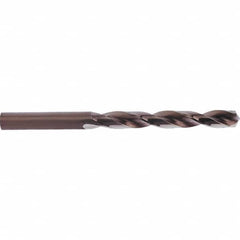 Guhring - 5.6mm 135° Cobalt Jobber Drill - Bronze Oxide Finish, Right Hand Cut, Parabolic Flute, Straight Shank, 93mm OAL, Split Point - Americas Industrial Supply