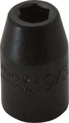 Proto - 3/8" Drive 9/32" Standard Impact Socket - 6 Points, 1-3/32" OAL - Americas Industrial Supply