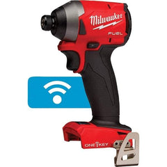 Milwaukee Tool - 18 Volt, 1/4" Drive, 167 Ft/Lb Torque, Cordless Impact Driver - Pistol Grip Handle, 3600 RPM, Lithium-Ion, Bare Tool - Americas Industrial Supply