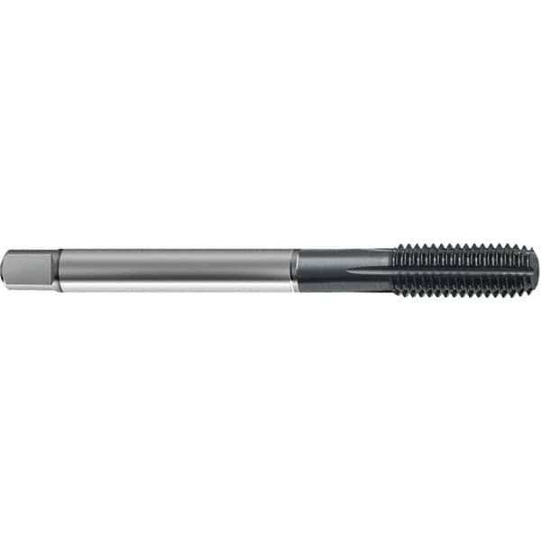 Guhring - 1/2-13 UNC 2BX H10/H11 Thread Limit Modified Bottoming Thread Forming Tap - High Speed Steel, TiCN Finish, 4.331" OAL, Right Hand Thread, Series 4377 - Americas Industrial Supply