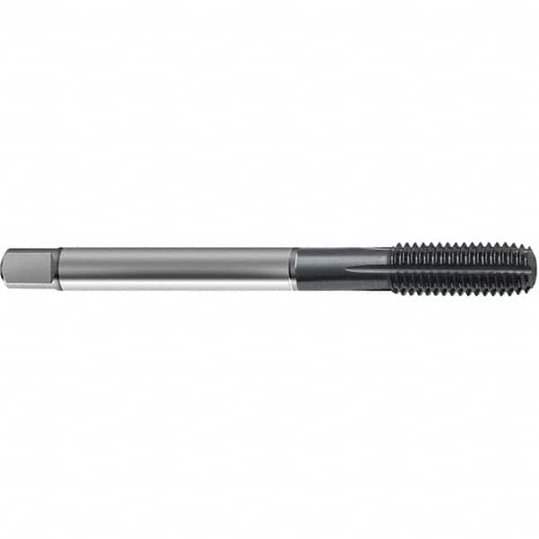 Guhring - 7/16-20 UNF 2BX H8/H9 Thread Limit Modified Bottoming Thread Forming Tap - High Speed Steel, TiCN Finish, 3.937" OAL, Right Hand Thread, Series 4378 - Americas Industrial Supply