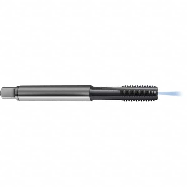 Guhring - 5/8-18 UNF 2BX 4 Flute TiCN Finish High Speed Steel Straight Flute Standard Hand Tap - Modified Bottoming, Right Hand Thread, 3.937" OAL, H5/H6 Limit, Through Coolant - Americas Industrial Supply