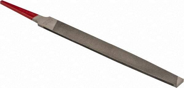 Simonds File - 4" Long, Second Cut, Mill American-Pattern File - Single Cut, Tang - Americas Industrial Supply