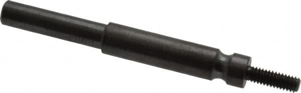 Standard Abrasives - 3" Shank x 1/4" Shank Diam Deburring Wheel Mandrel - 8-32 Thread - Americas Industrial Supply