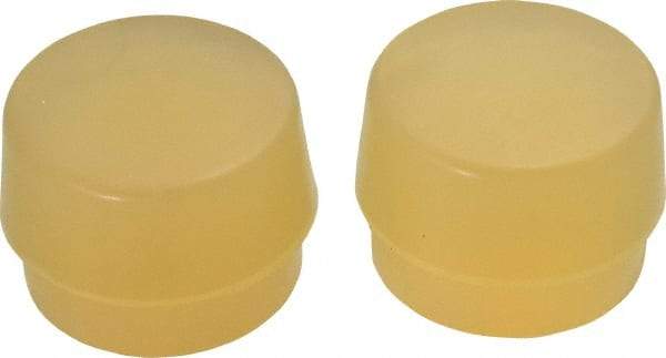 Garland - 2" Face Diam, Grade Soft, Natural Soft Face Hammer Tip - Urethane - Americas Industrial Supply