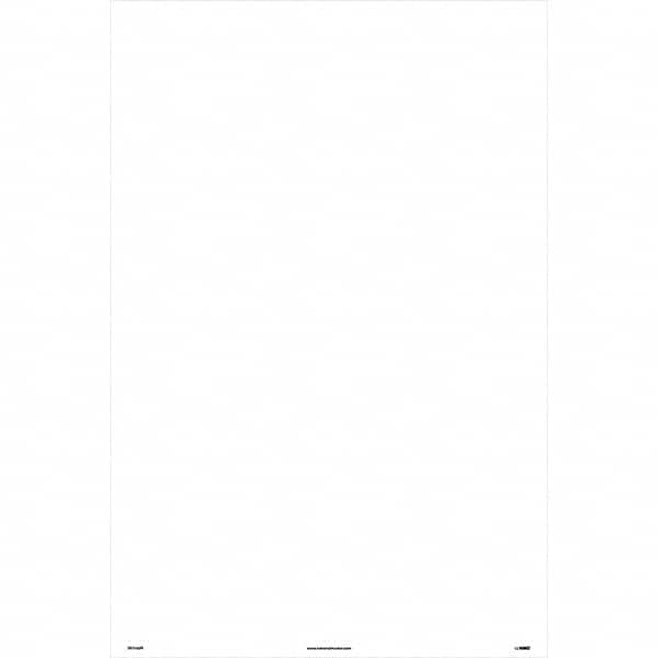 NMC - "Blank", 36" Long x 24" Wide, Rigid Plastic Safety Sign - Rectangular, Use for Workplace/Safety - Americas Industrial Supply