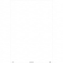 NMC - "Blank", 36" Long x 24" Wide, Rigid Plastic Safety Sign - Rectangular, Use for Workplace/Safety - Americas Industrial Supply