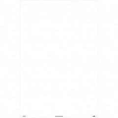 NMC - "Blank", 36" Long x 24" Wide, Corrugated Plastic Safety Sign - Rectangular, Use for Workplace/Safety - Americas Industrial Supply