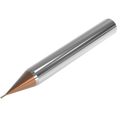 Seco - 0.8mm, 2 Flute, Single End, Solid Carbide, 0.2mm Corner Radius End Mill - 50mm OAL, 28° Helix, Right Hand Flute, 0.6mm LOC, Right Hand Cut, 2.5mm Extended Reach - Americas Industrial Supply