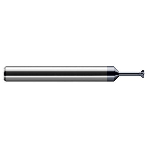 0.1420″ Cutter Diameter × 0.0200″ Width (TSC) × 0.3590″ (23/64″) Neck Length Carbide Thread Relief Cutter, 4 Flutes, AlTiN Coated