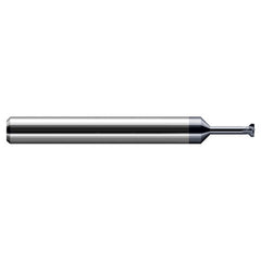0.1420″ Cutter Diameter × 0.0200″ Width (TSC) × 0.3590″ (23/64″) Neck Length Carbide Thread Relief Cutter, 4 Flutes, AlTiN Coated