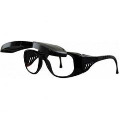 Sellstrom - Green Lenses, Framed Welding Glasses - Scratch Resistant, Black Frame, Size Universal, Wrap Around - Americas Industrial Supply