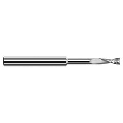 ‎End Mills for Plastics - 2 Flute - 0.0200″ Cutter Diameter × 0.0600″ Length of Cut × 0.1600″ Reach Carbide Square Upcut End Mill for Plastic, 2 Flutes