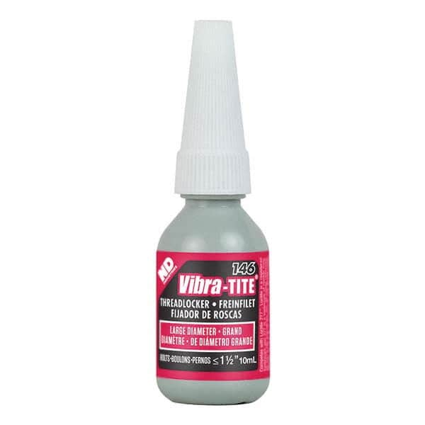 Vibra-Tite - 10 mL Bottle, Red, Large Diameter/High Strength Threadlocker - Americas Industrial Supply