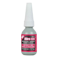 Vibra-Tite - 10 mL Bottle, Red, Large Diameter/High Strength Threadlocker - Americas Industrial Supply