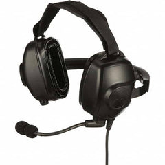Motorola Solutions - Two-Way Radio Headsets & Earpieces Type: Headset w/Microphone Microphone Type: Boom Microphone - Americas Industrial Supply