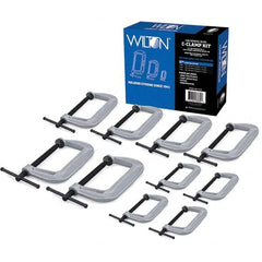 Wilton - C-Clamp & Cantilever Clamp Sets Clamp Type: Standard C-Clamp Type: Adjustable Clamp Set - Americas Industrial Supply