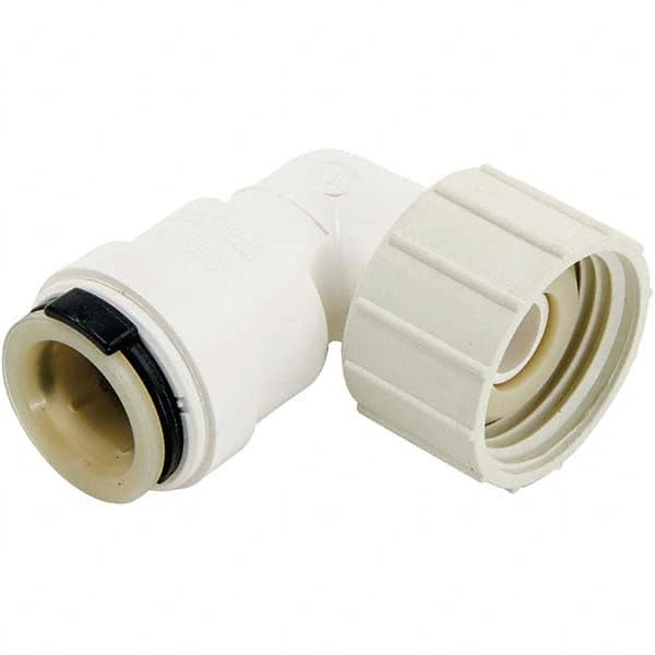 Watts - Plastic Push-To-Connect Tube Fittings Type: Swivel Elbow Tube Outside Diameter (mm): 12.7 x 19.05 - Americas Industrial Supply