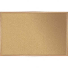 Ghent - Cork Bulletin Boards Style: Open Cork Bulletin Board Color: Natural Cork - Americas Industrial Supply